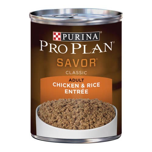 Pro Plan Savor Dog Food Wet Chicken and Rice 13 oz