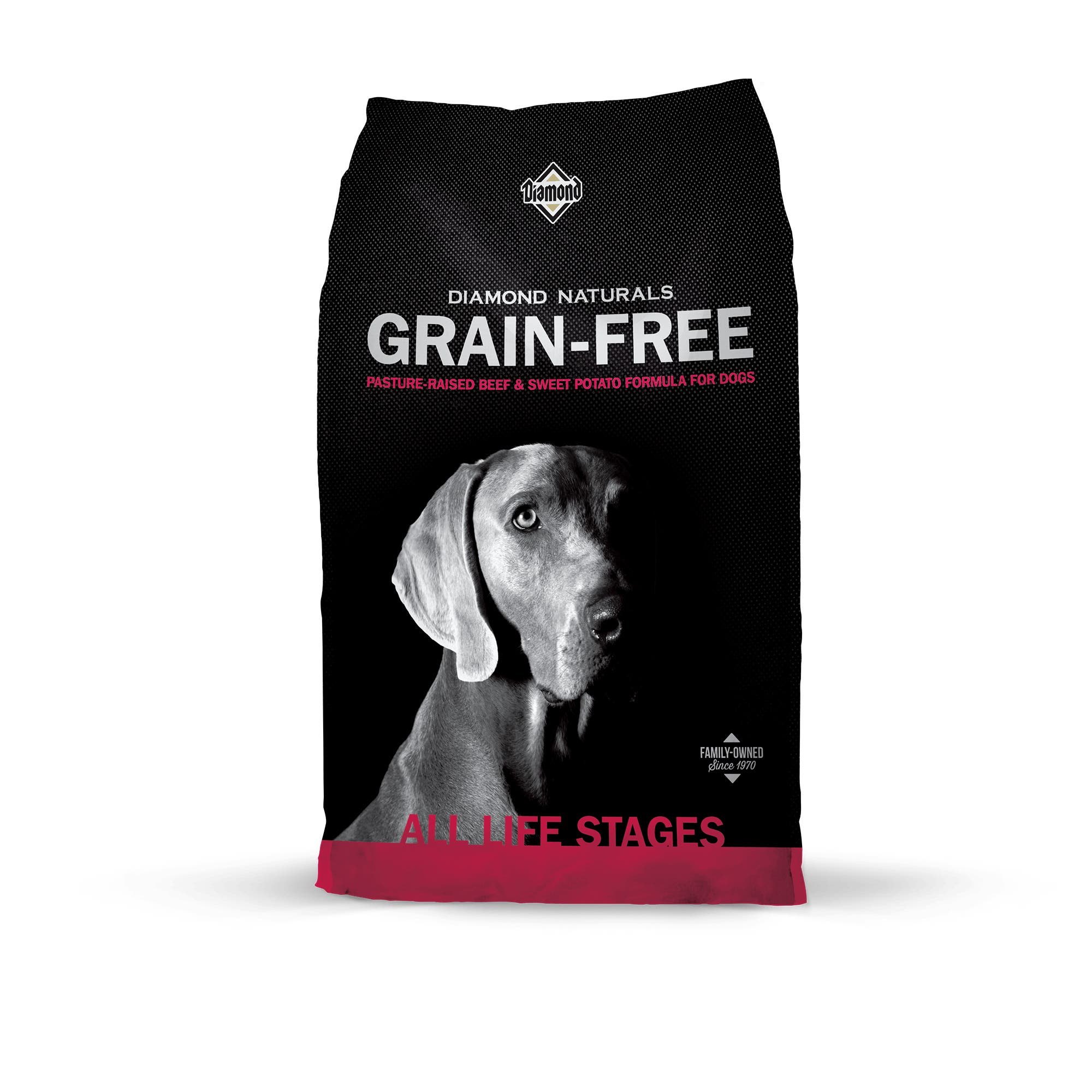 Diamond Naturals Grain-Free Beef & Sweet Potato Dry Dog Food, 5 lb