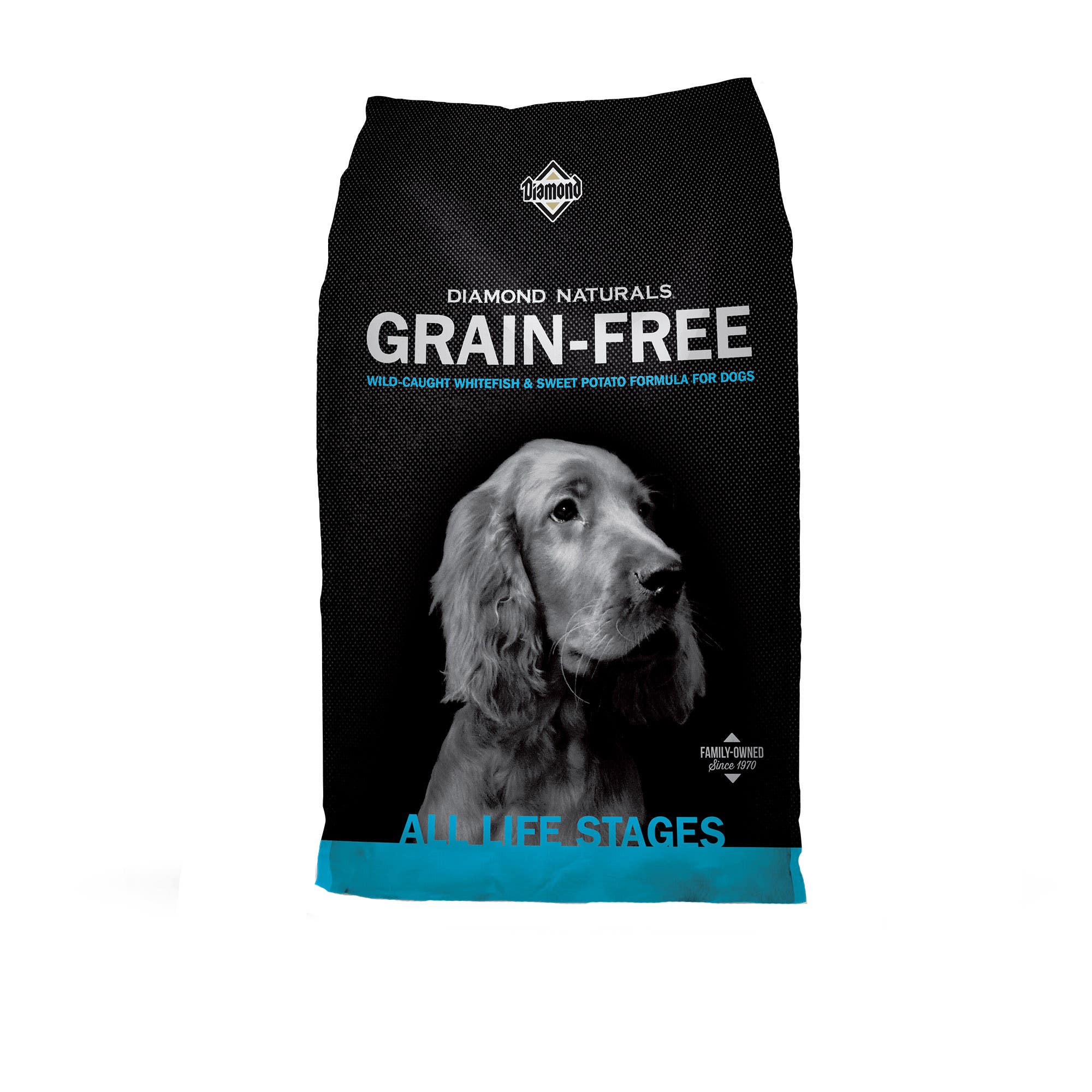 Diamond Naturals Grain-Free Whitefish & Sweet Potato Dry Dog Food, 14 lb