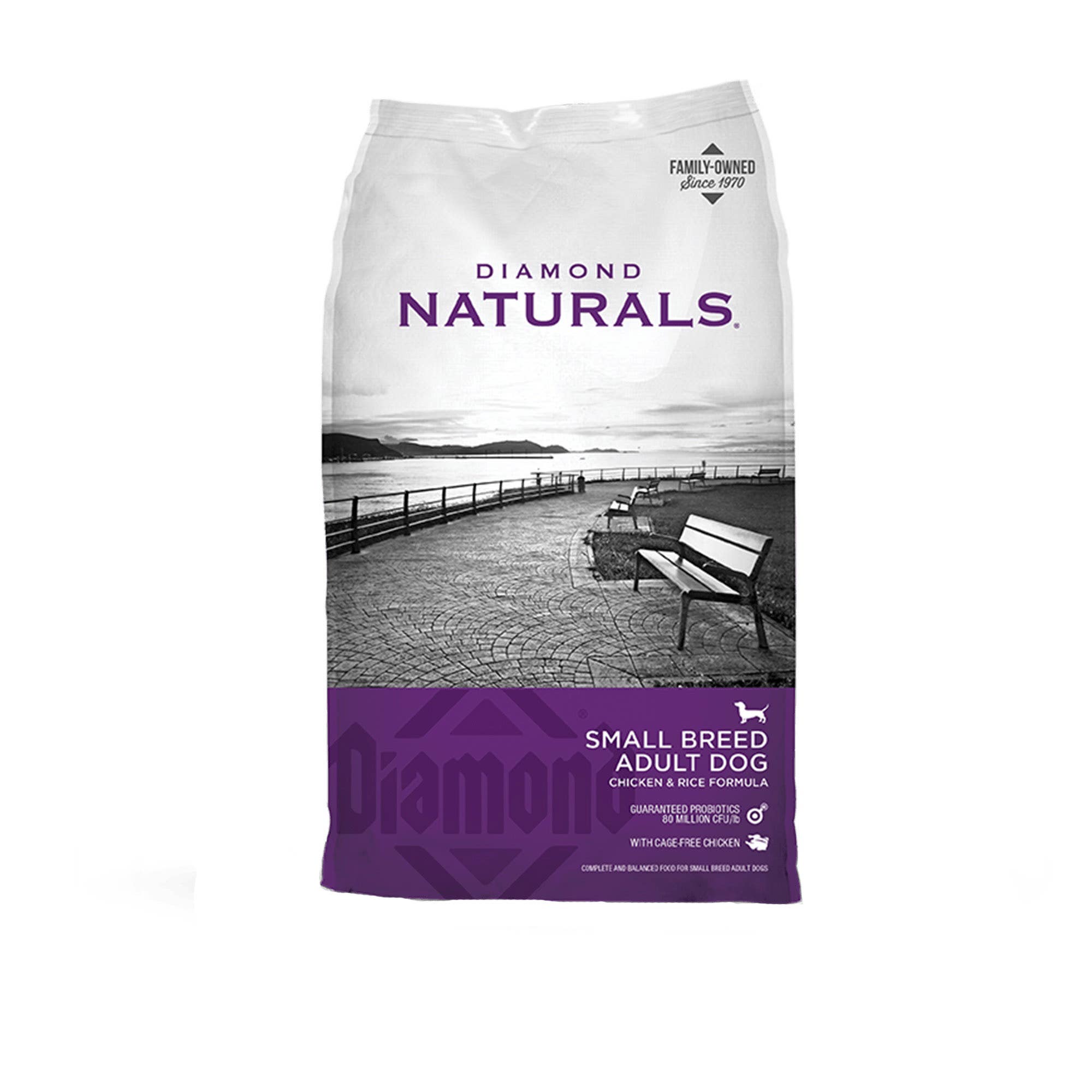 Diamond Naturals Small Breed Adult Dog Chicken Meal & Rice Dry Food, 6 lb