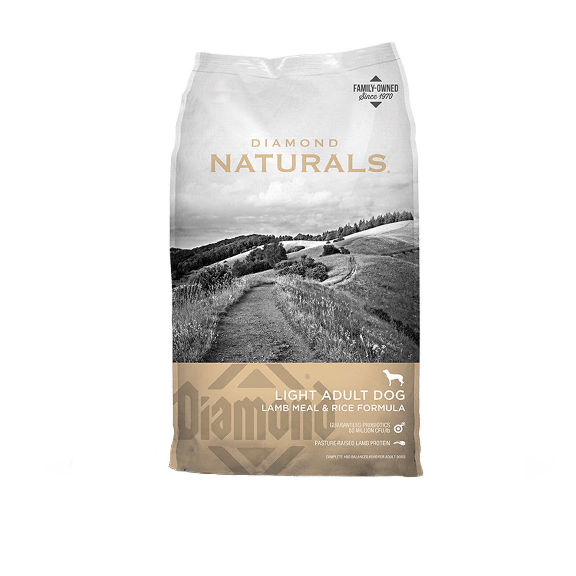 Diamond Naturals Light Adult Dog Lamb Meal & Rice Dry Food, 30 lb