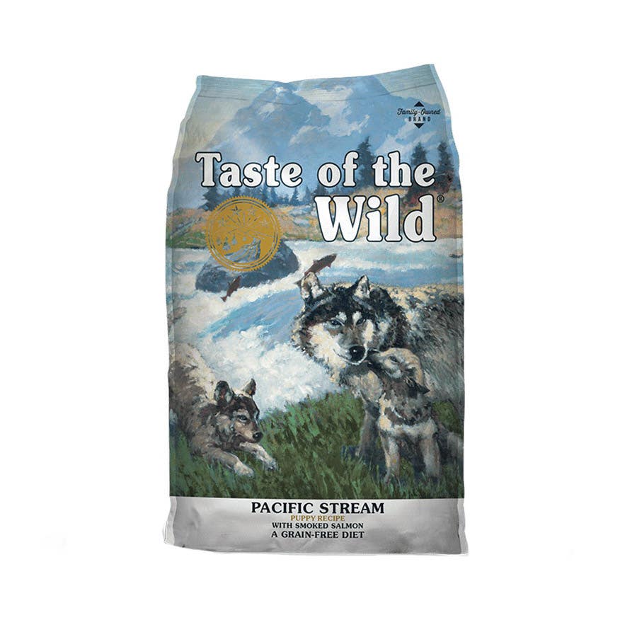Taste of the Wild 2107 Dog Food, Puppy Breed, Dry, Salmon Flavor, 5 lb