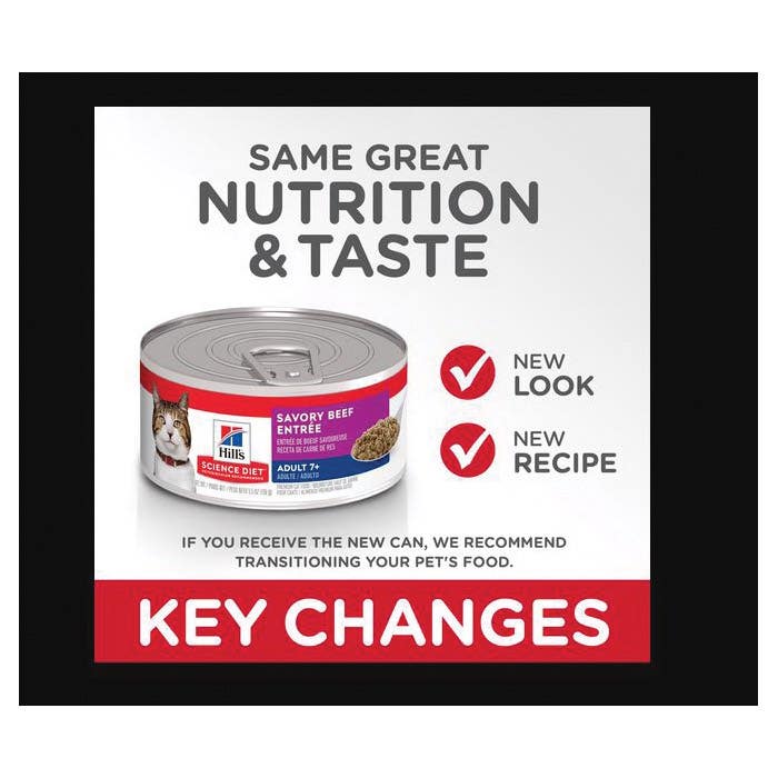 Science Diet 7400 Cat Food, Adult, Savory Beef Entree, 5.5 oz