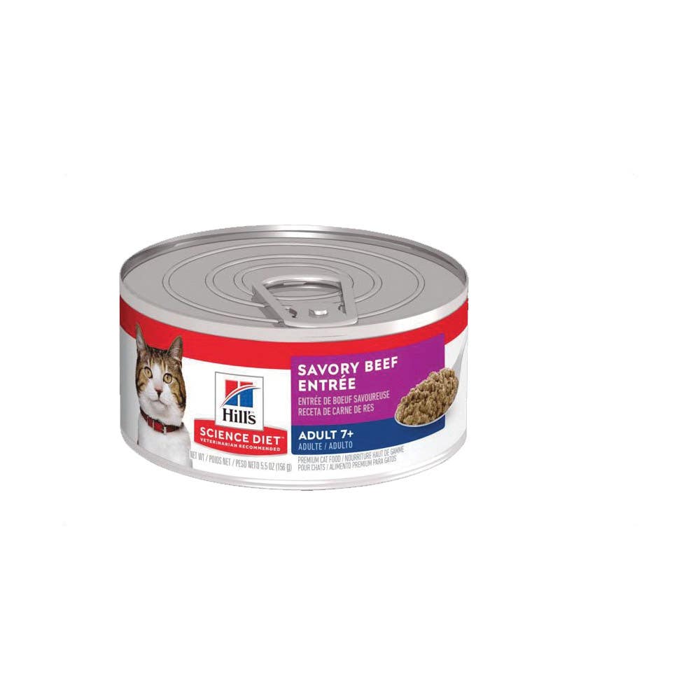 Science Diet 7400 Cat Food, Adult, Savory Beef Entree, 5.5 oz