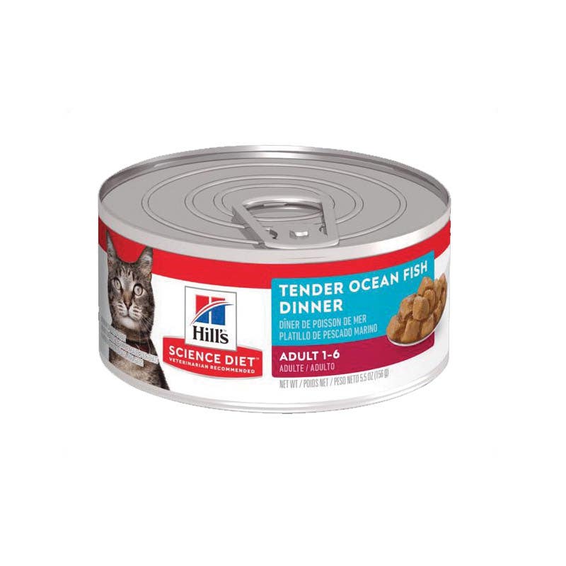Science Diet 1775 Cat Food, Tender Ocean Fish Dinner Flavor, 5.5 oz