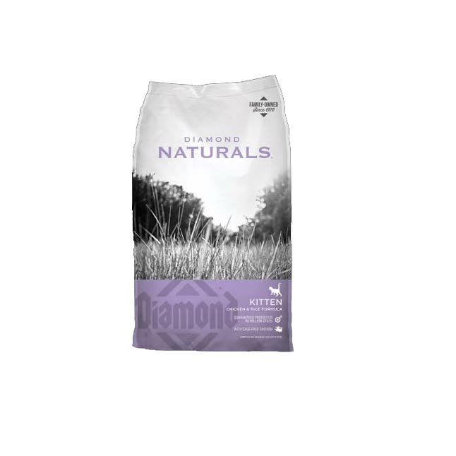 Diamond Naturals Kitten Chicken & Rice Dry Food 6 lb Bag