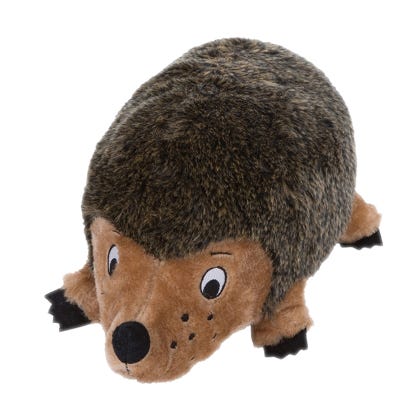 Boss Pet Dog Toy, M, Plush, Hedgehog