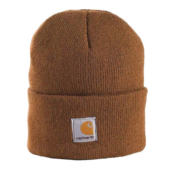 Carhartt CB8905-D15-YOFAA Watch Hat, One-Size Fits All/Youth, Acrylic, Carhartt Brown