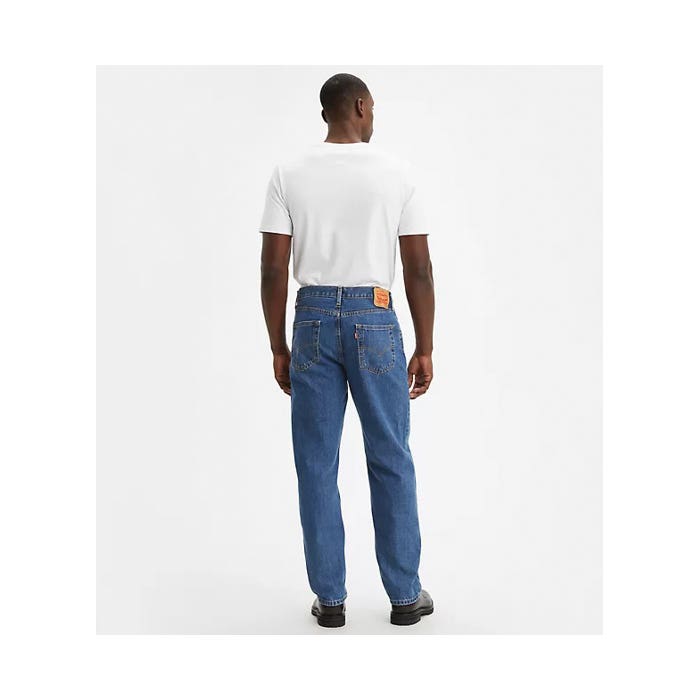 Levi's 550 Series 005504891-42X30 Jeans, 42 in Waist, 30 in L Inseam, Medium Stonewash, Relaxed Fit, Non-Stretchable
