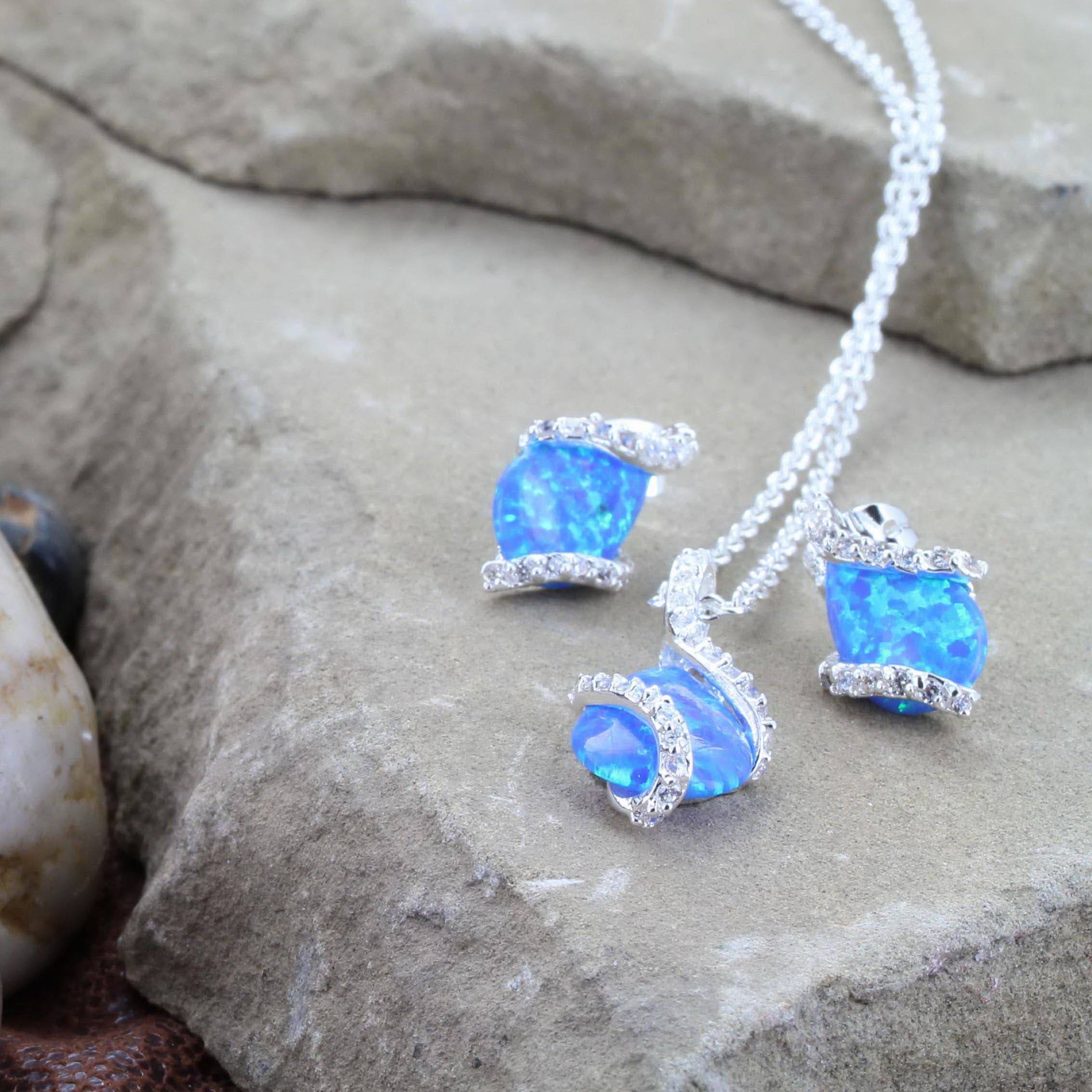 Montana Silversmiths River Lights Twin Paths Jewelry Set