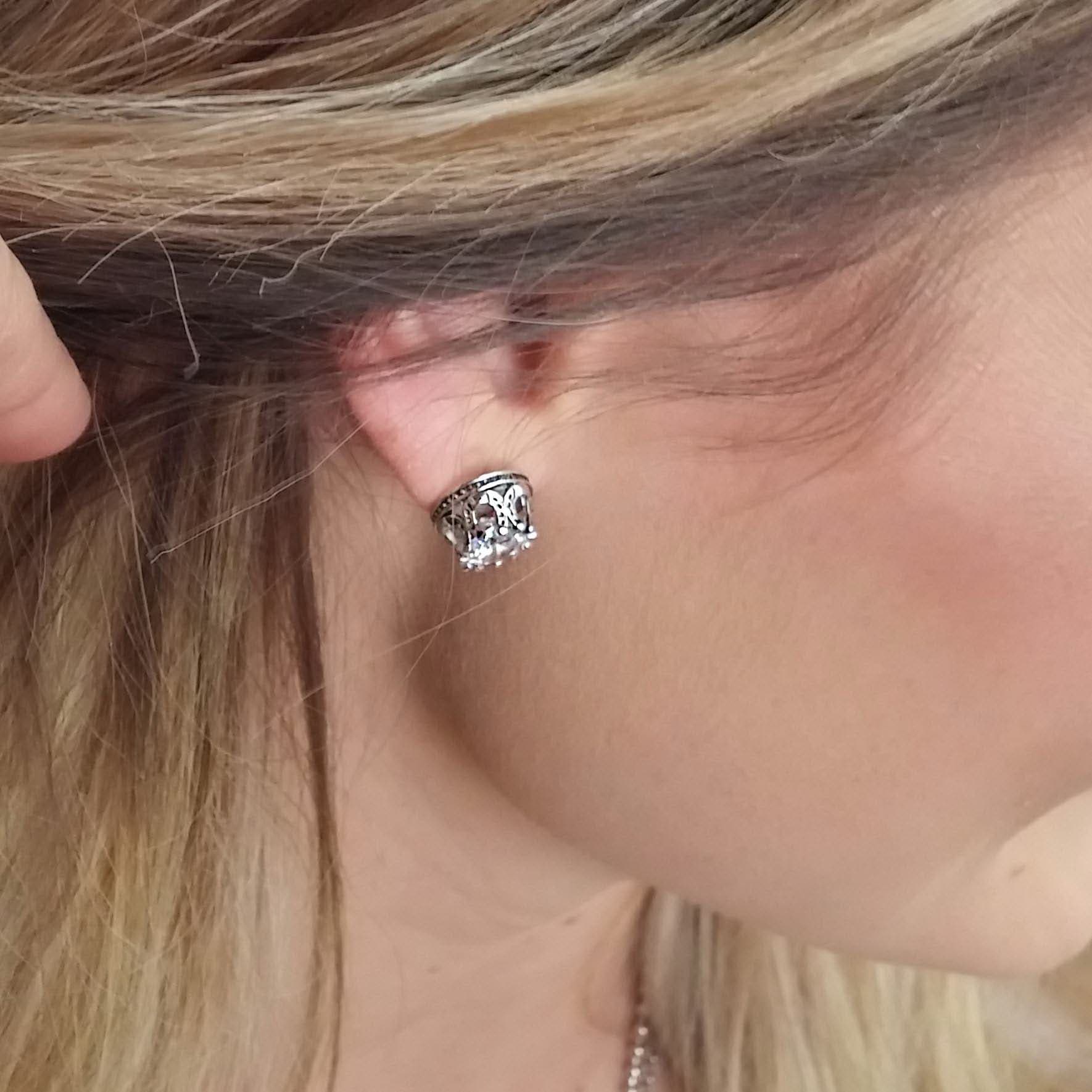 Montana Silversmiths Lucky Water Horseshoe Post Earrings