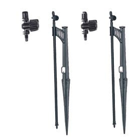 DIG 300 Series Adjustable Jet Barb, Barb, 0 to 26 gph gph, Polyethylene/Polypropylene, Black