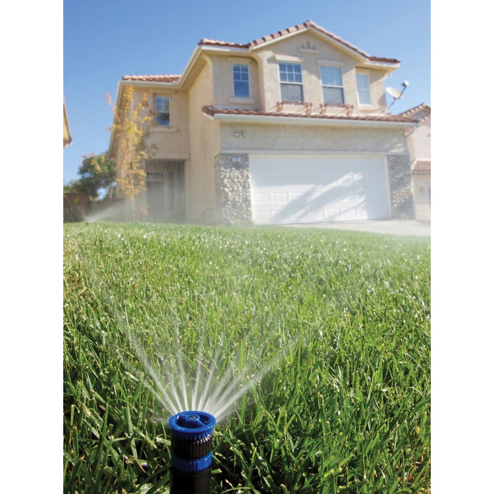 Rain Bird Spray Nozzle, 6 to 8 ft, 27 deg Nozzle Trajectory, High-Efficiency, Variable Arc Nozzle, Plastic