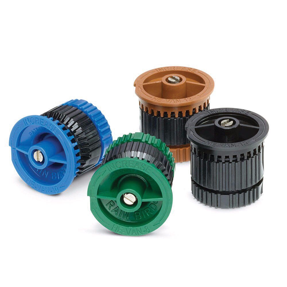 Rain Bird Spray Nozzle, 8 to 10 ft, 24 deg Nozzle Trajectory, High-Efficiency, Variable Arc Nozzle, Plastic