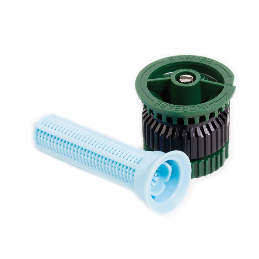 Rain Bird Spray Nozzle, 8 to 10 ft, 24 deg Nozzle Trajectory, High-Efficiency, Variable Arc Nozzle, Plastic