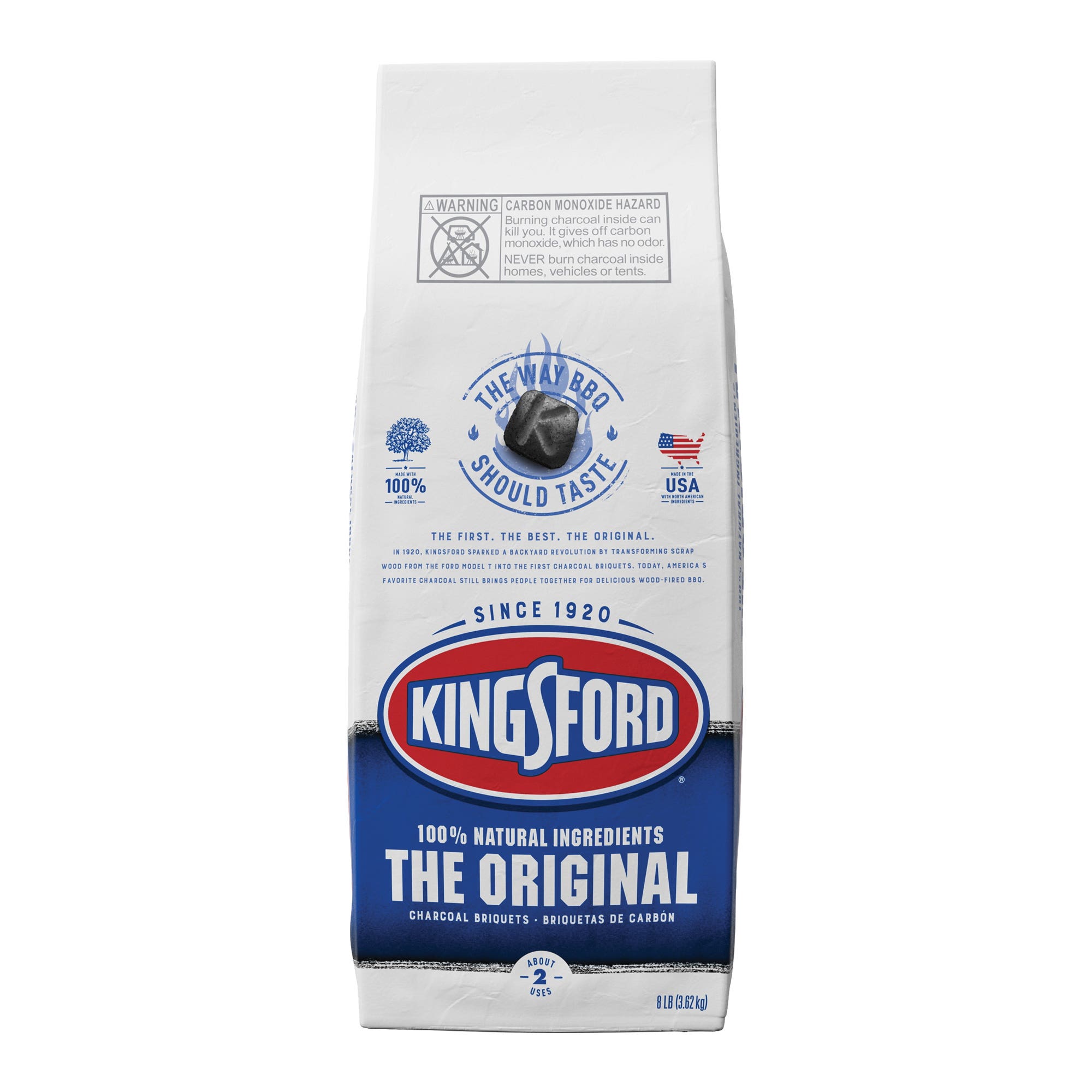 Kingsford Charcoal Briquette, 8 lb Bag