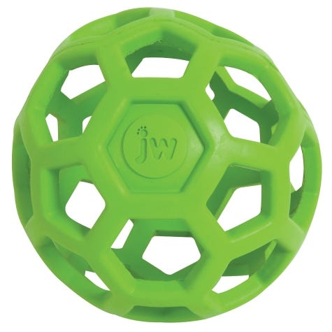 JW Dog Toy, S, Hol-ee Roller, Rubber, Assorted