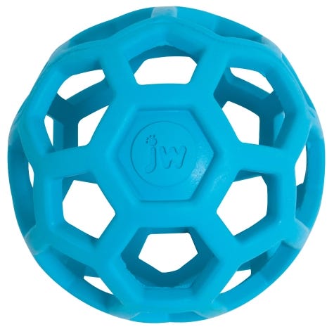 JW Dog Toy, S, Hol-ee Roller, Rubber, Assorted