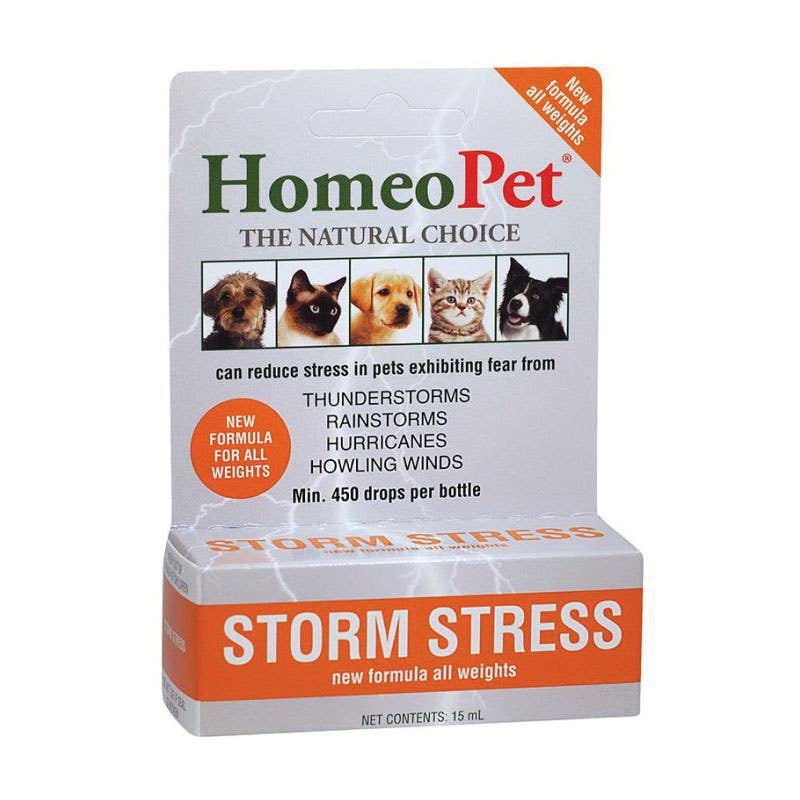 HomeoPet Storm Stress Relief, Liquid, 15 mL Bottle
