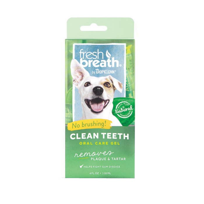 TropiClean Fresh Breath Oral Care Gel 4 fl oz