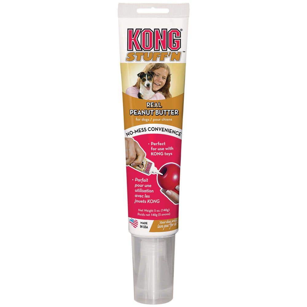 Kong STUFF' N Dog Treat, Peanut Butter, 5 oz, Squeeze Tube