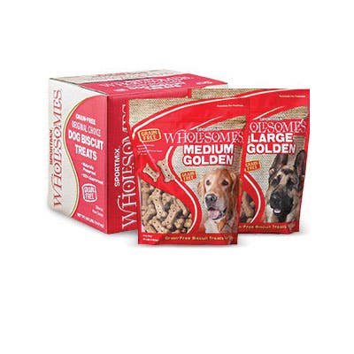 SPORTMiX Wholesomes Golden Dog Biscuit Treat, L Breed, 20 lb