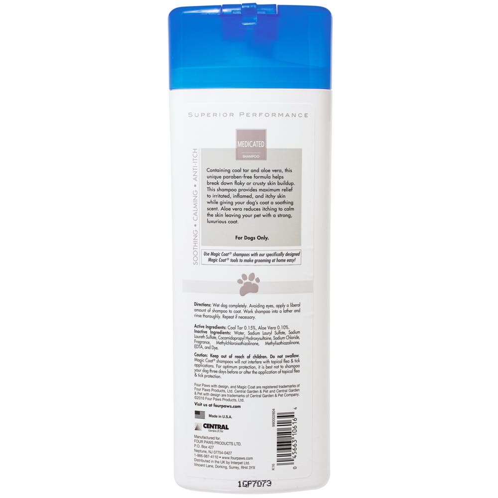 Magic Coat Medicated Dog Shampoo, Orange, 16 oz