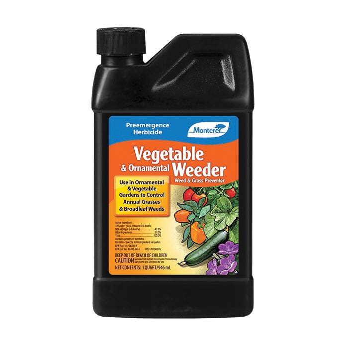 Monterey Vegetable and Ornamental Weeder, Liquid, Sprayer Application, 16 oz