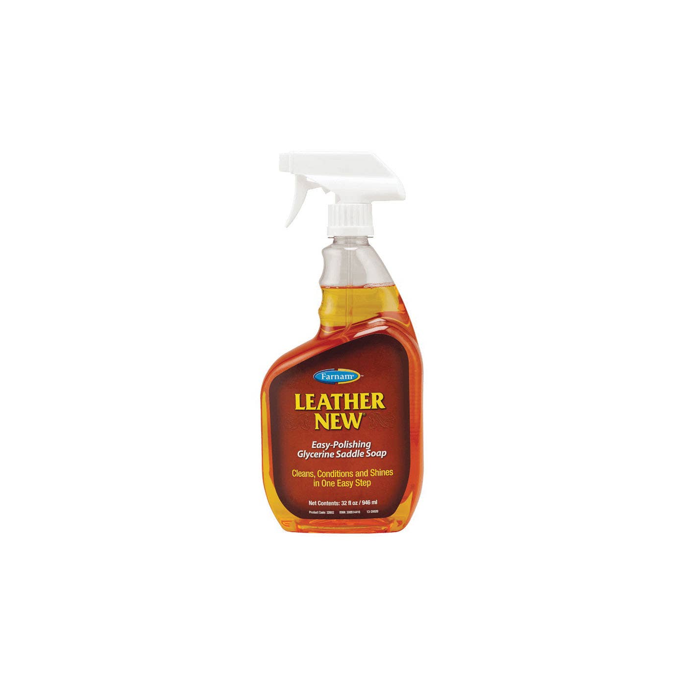 Farnam Leather New 3001410 Deep Conditioner and Restorer, Liquid, Clear Yellow, 32 oz