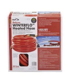 API Garden Hose, 5/8 in, 50 ft L, Orange