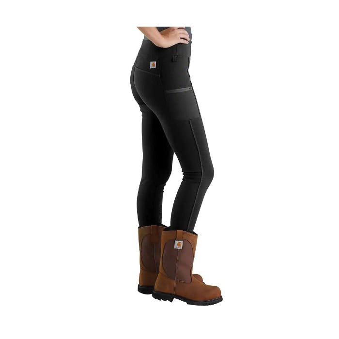 Carhartt Force Series Utility Leggings, L, 32-1/2 to 34 in Waist, 32 in L Inseam, Tarmac, Regular