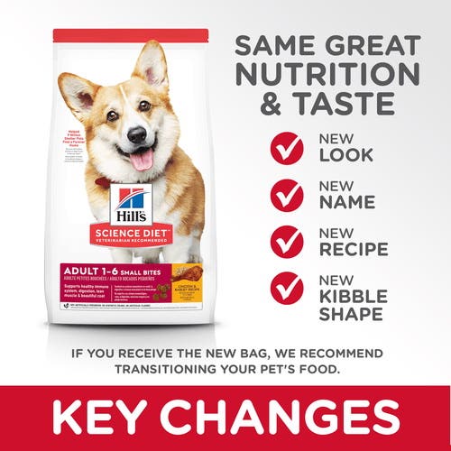Science Diet Dog Food, Adult Breed, Dry, 35 lb Bag - 14252