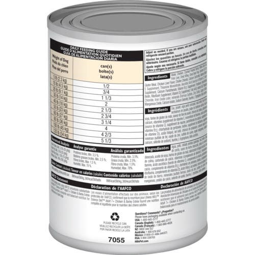 Science Diet 7055 Dog Food, Barley, Chicken, Adult, Dry, 13 oz Can