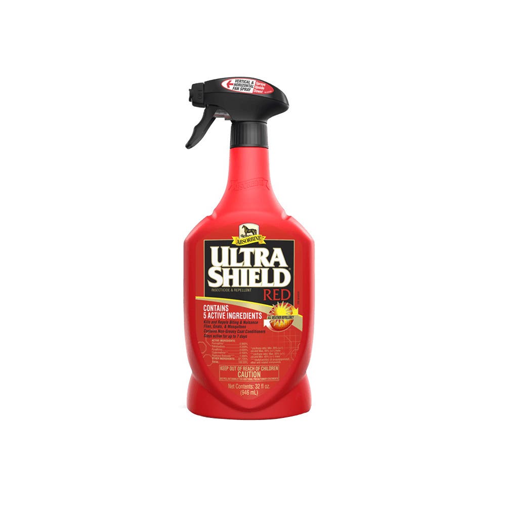 Absorbine Red Insecticide and Repellent Liquid Slight Yellow 32 oz Bottle