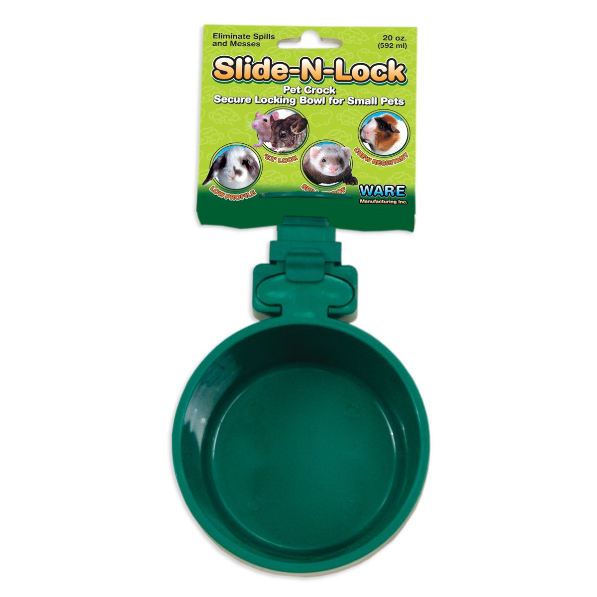 Ware 03303 Crock, 20 oz, Plastic