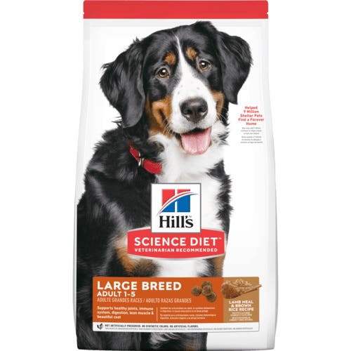 Science Diet Dog Food, Adult, L Breed, Dry, 35 lb Bag