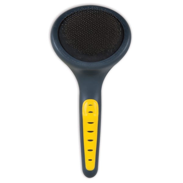 JW Slicker Brush, Gray/Yellow - 41921