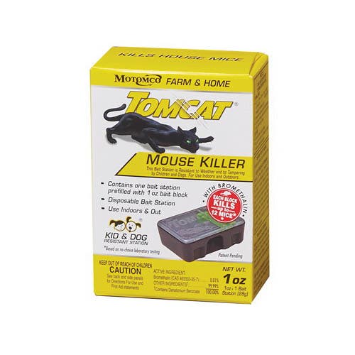 Tomcat Mouse Killer Disposable Bait Station, Polycarbonate
