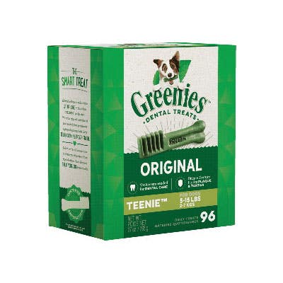 Greenies Original TEENIE 428634 Dog Dental Treat, 27 oz Bag