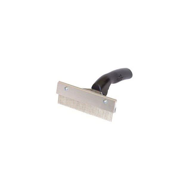 Decker Curry Comb, 6 in Brush, Steel Bristle