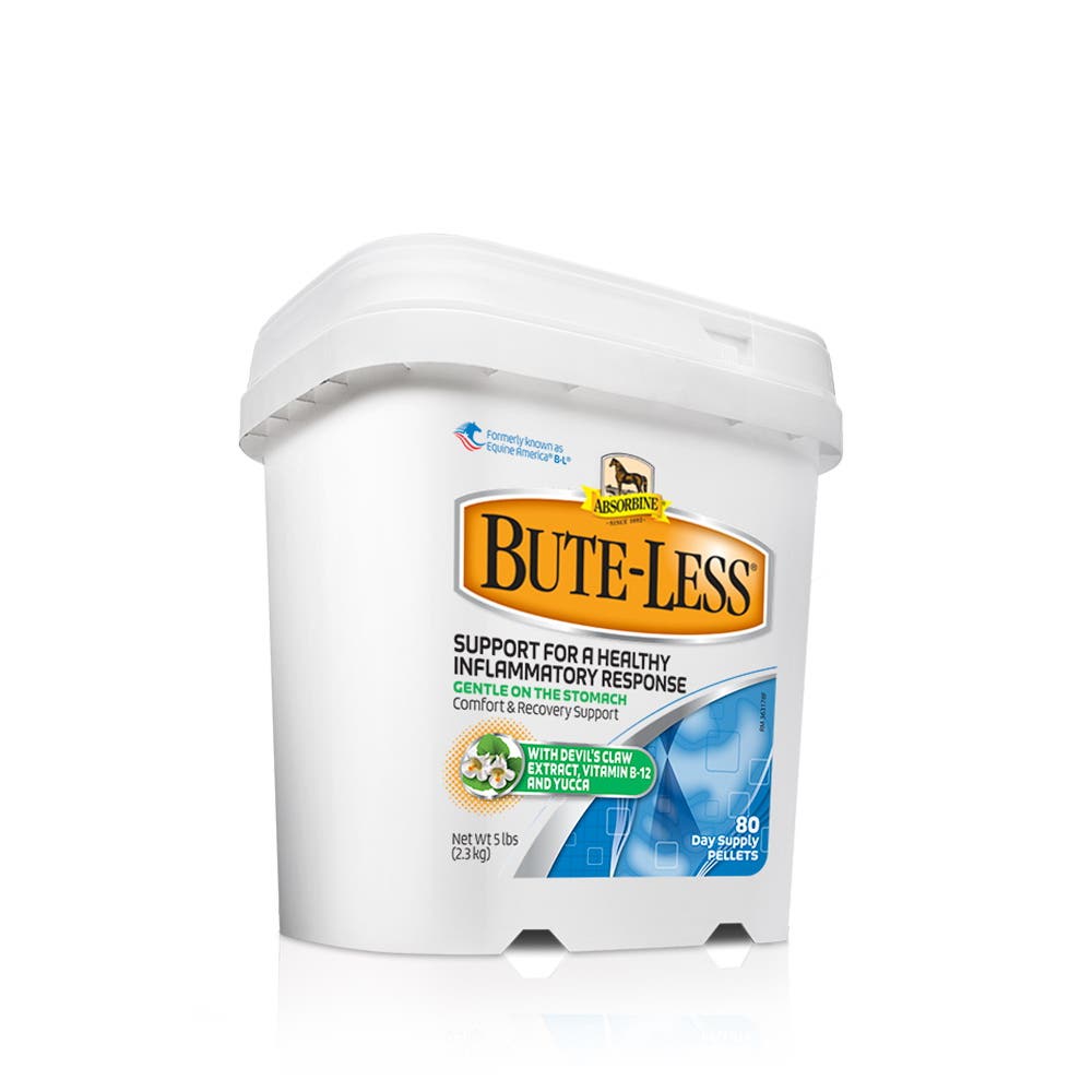 Absorbine Bute-Less Recovery Support Supplement Pellet Apple Flavor 5 lb Tub