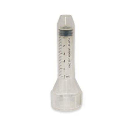 Ideal 8892 Syringe, 35 cc Capacity, Polypropylene, Clear