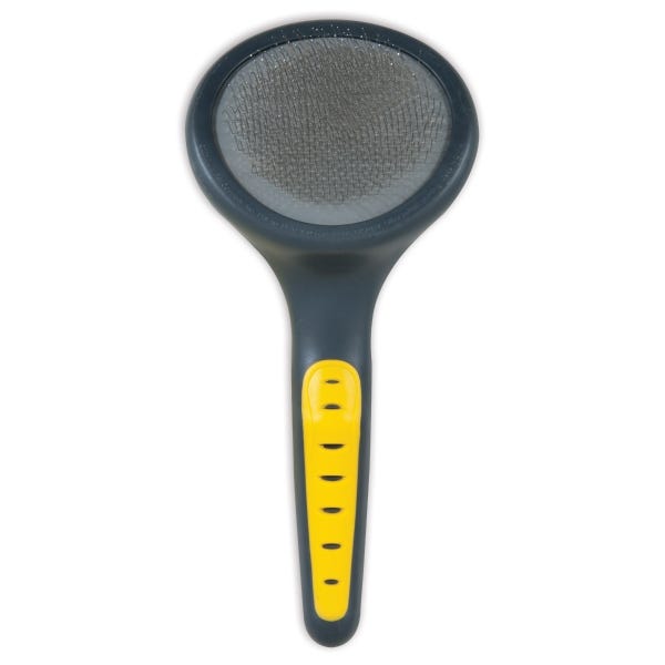 JW Slicker Brush, Gray/Yellow - 41922