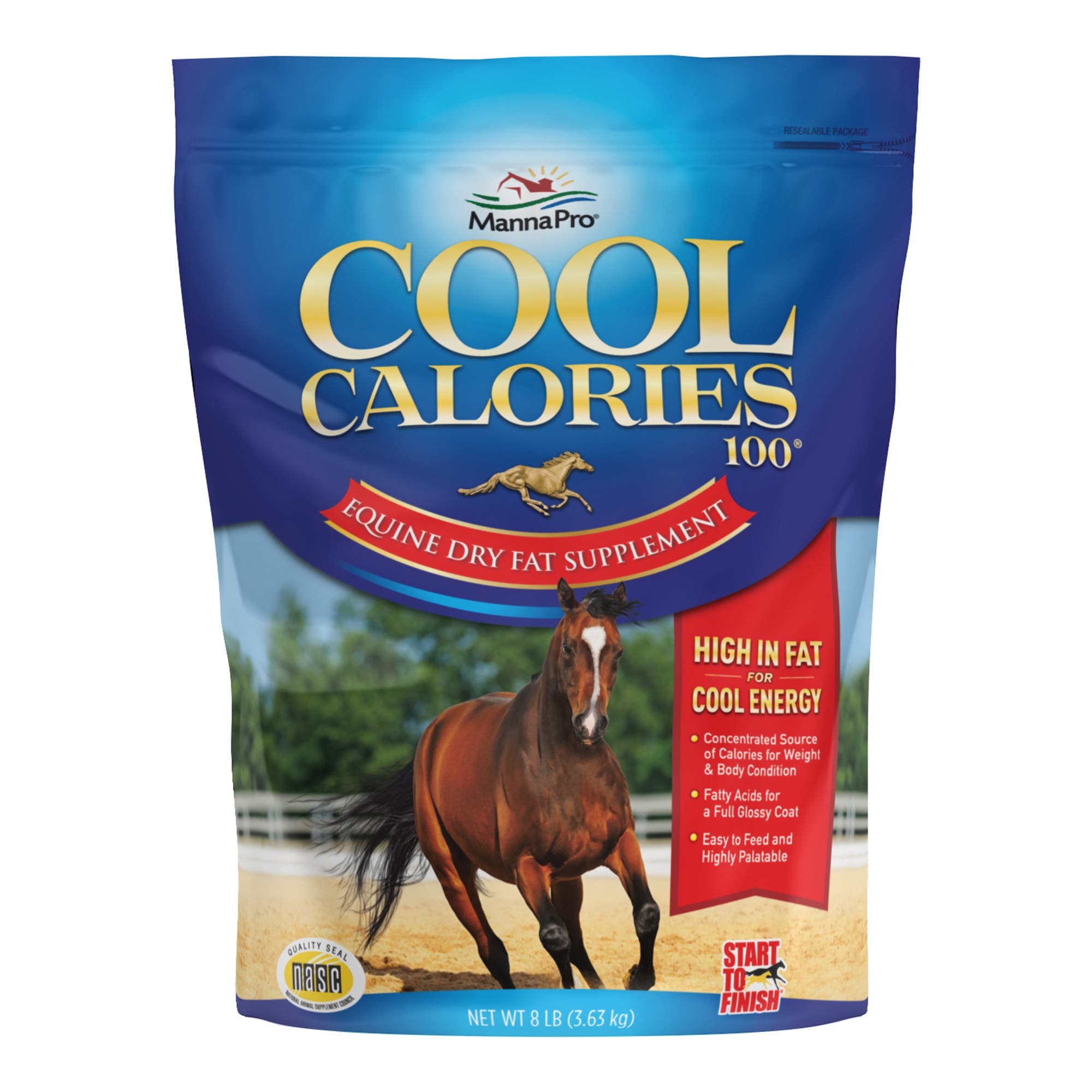 Manna Pro Start To Finish Equine Fat Supplement 20 lb