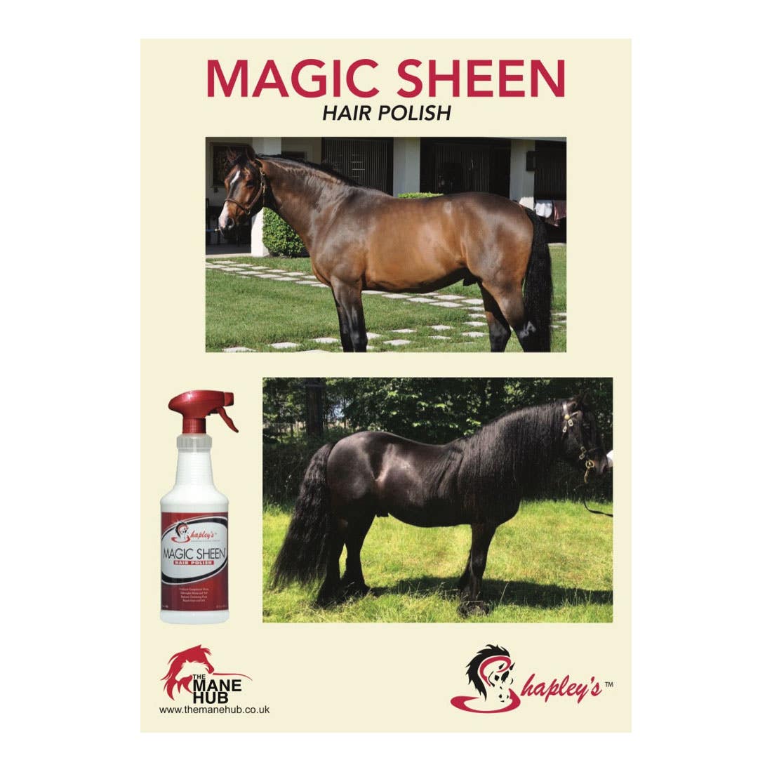 Shapley's MAGIC SHEEN Hair Polish, Liquid, White, Mint, 32 oz Bottle