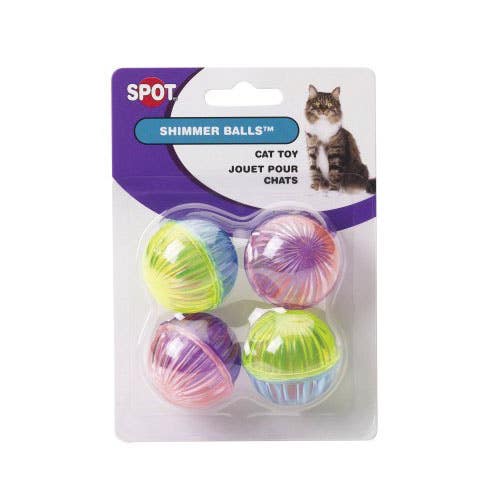 Spot Cat Toy, Shimmer Ball, Assorted
