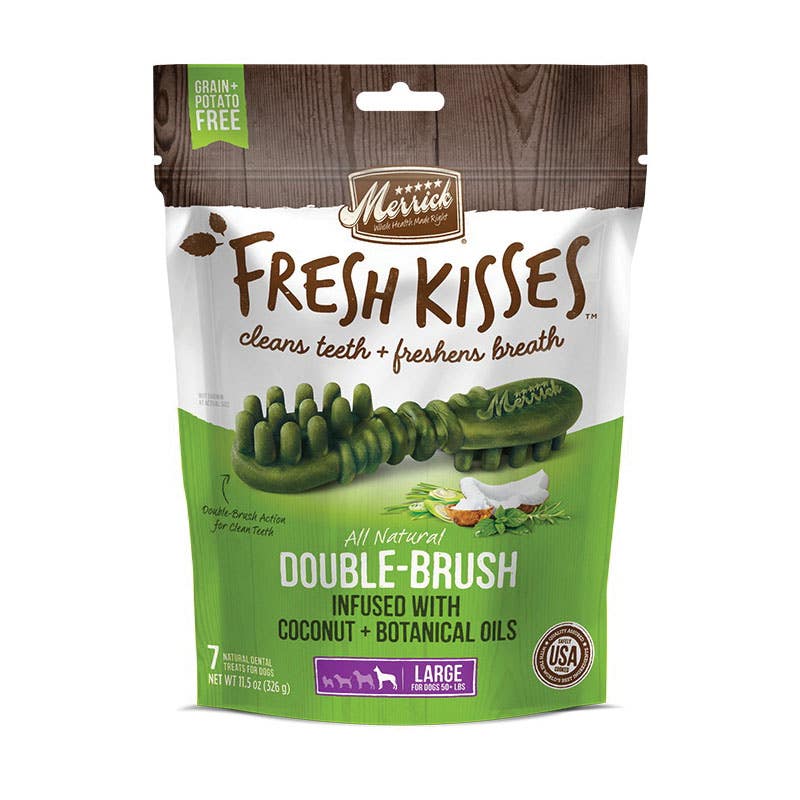 Merrick Fresh Kisses 295784 Dog Treat, L, Senior Breed Bag