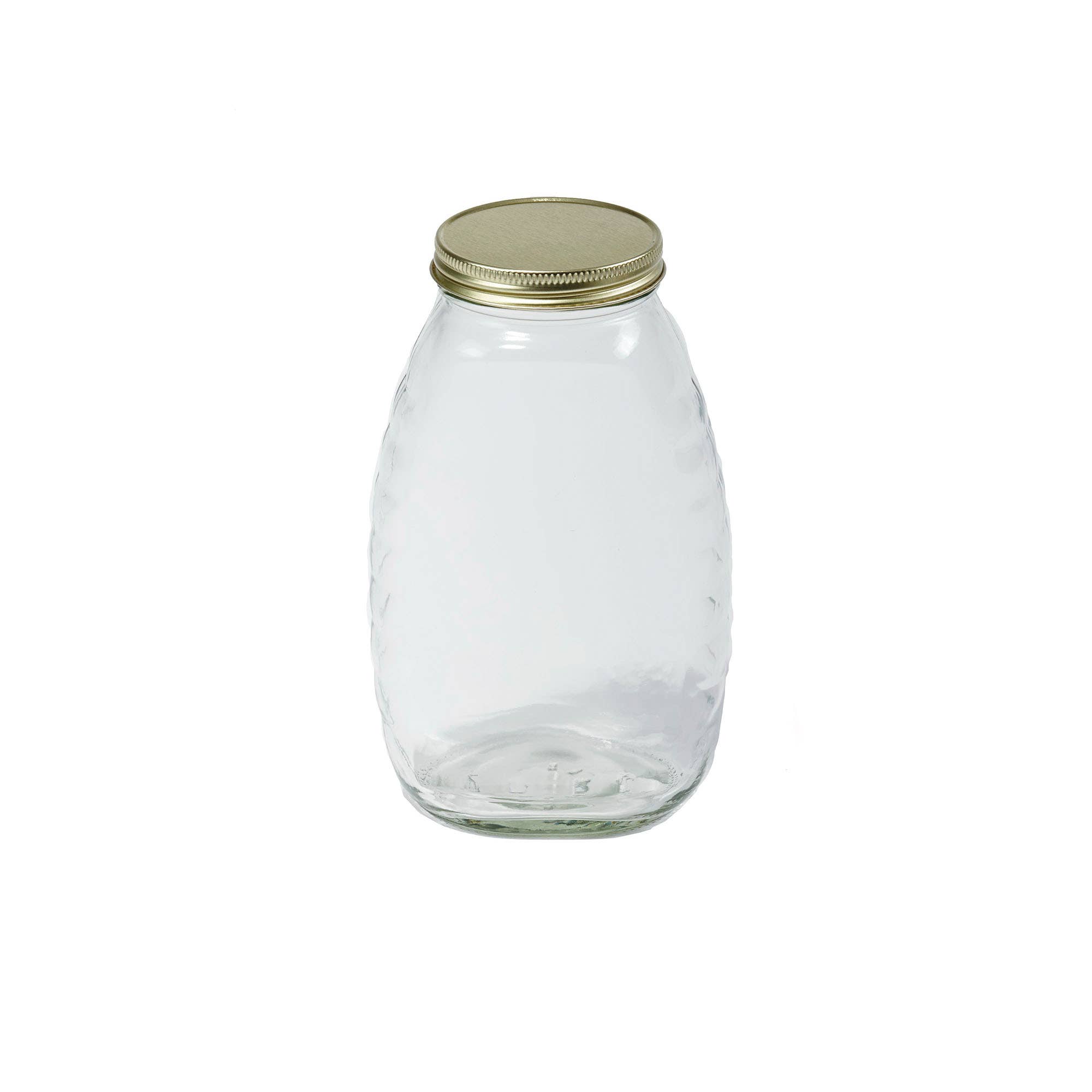Little Giant HJAR32 Honey Jar, Specifications: Traditional Skep Design, 32 oz Capacity, Glass, Clear, 12/PK