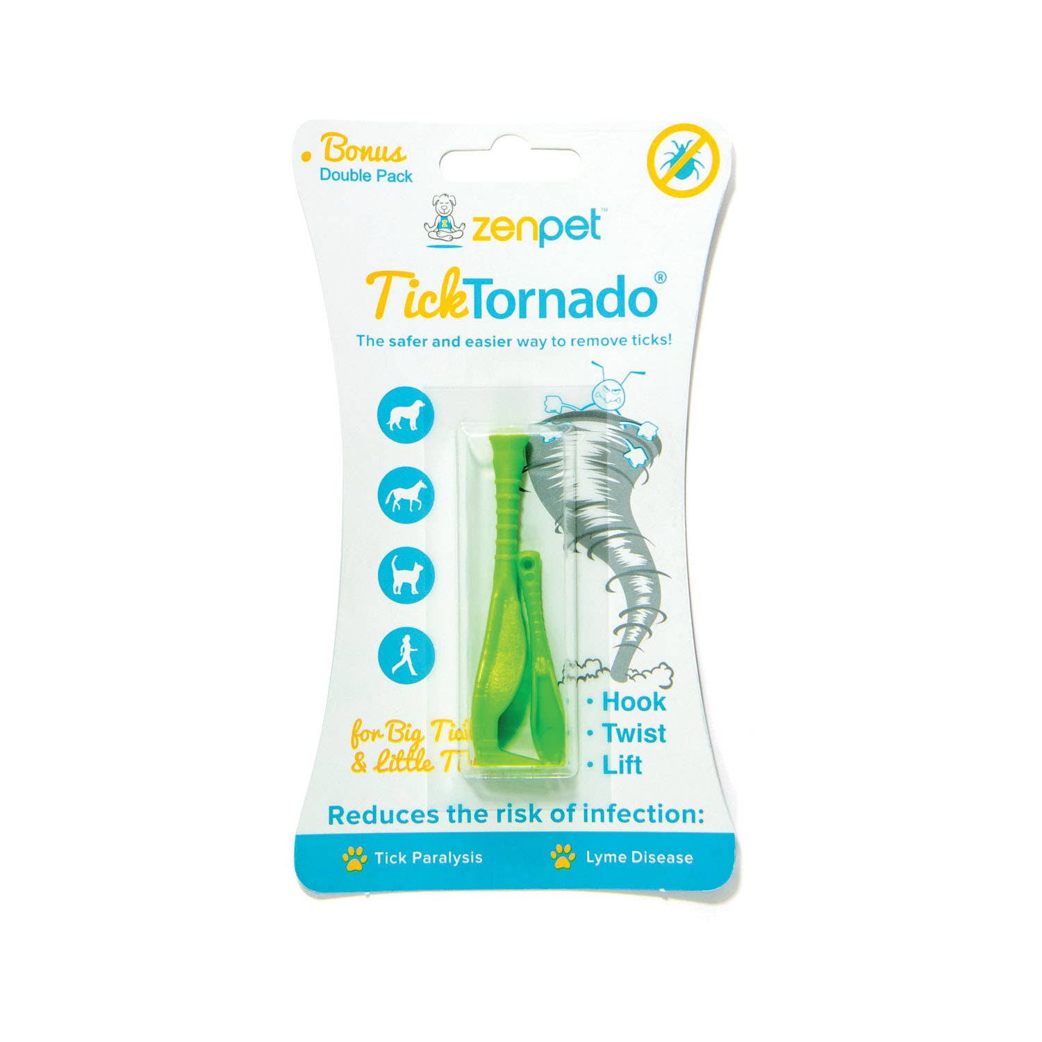 zenpet Tick Tornado 5941/5940 Tick Remover, Green