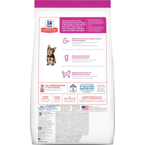 Science Diet 9094 Dog Food, Puppy, S Breed, Dry, 4.5 lb Bag